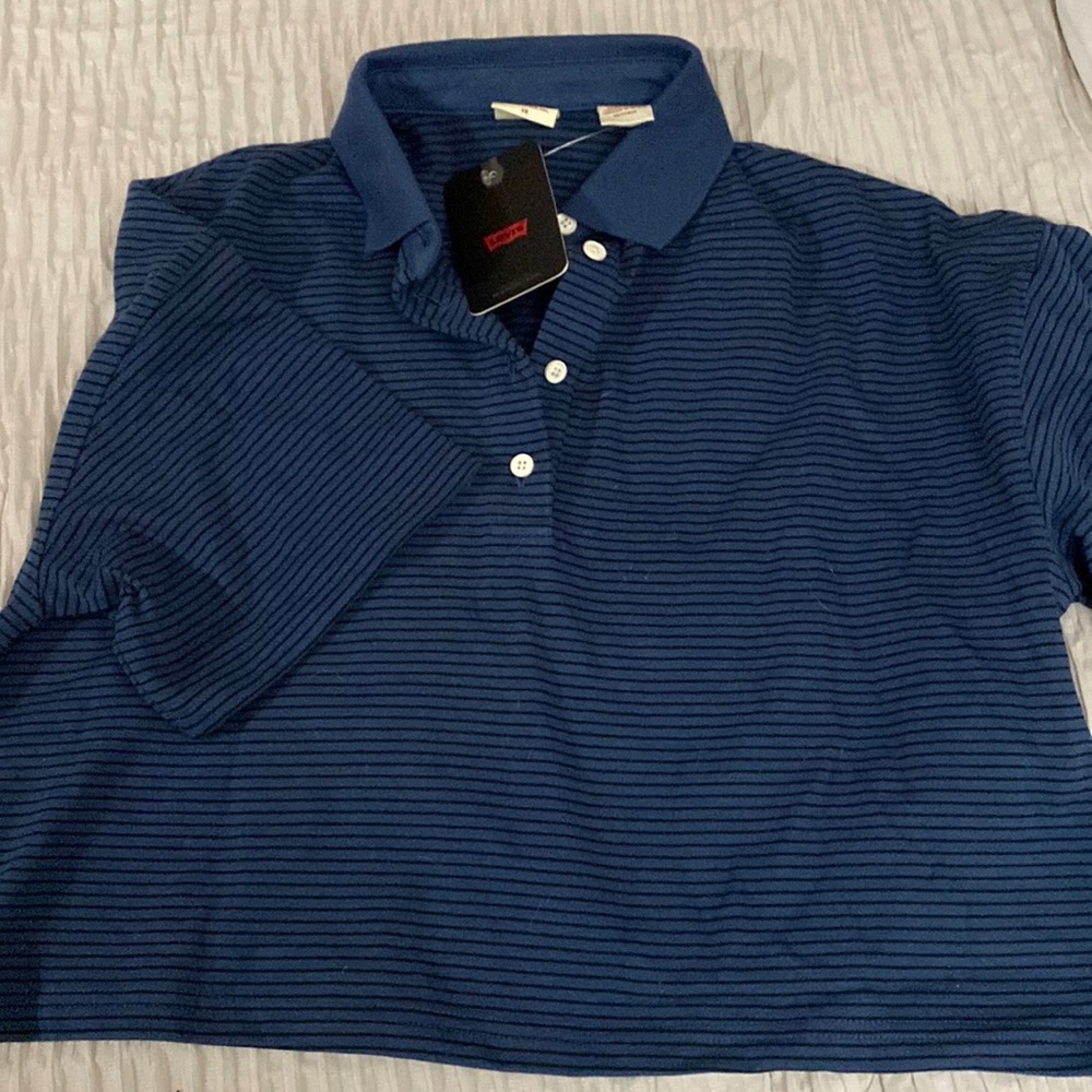 NWT cropped polo